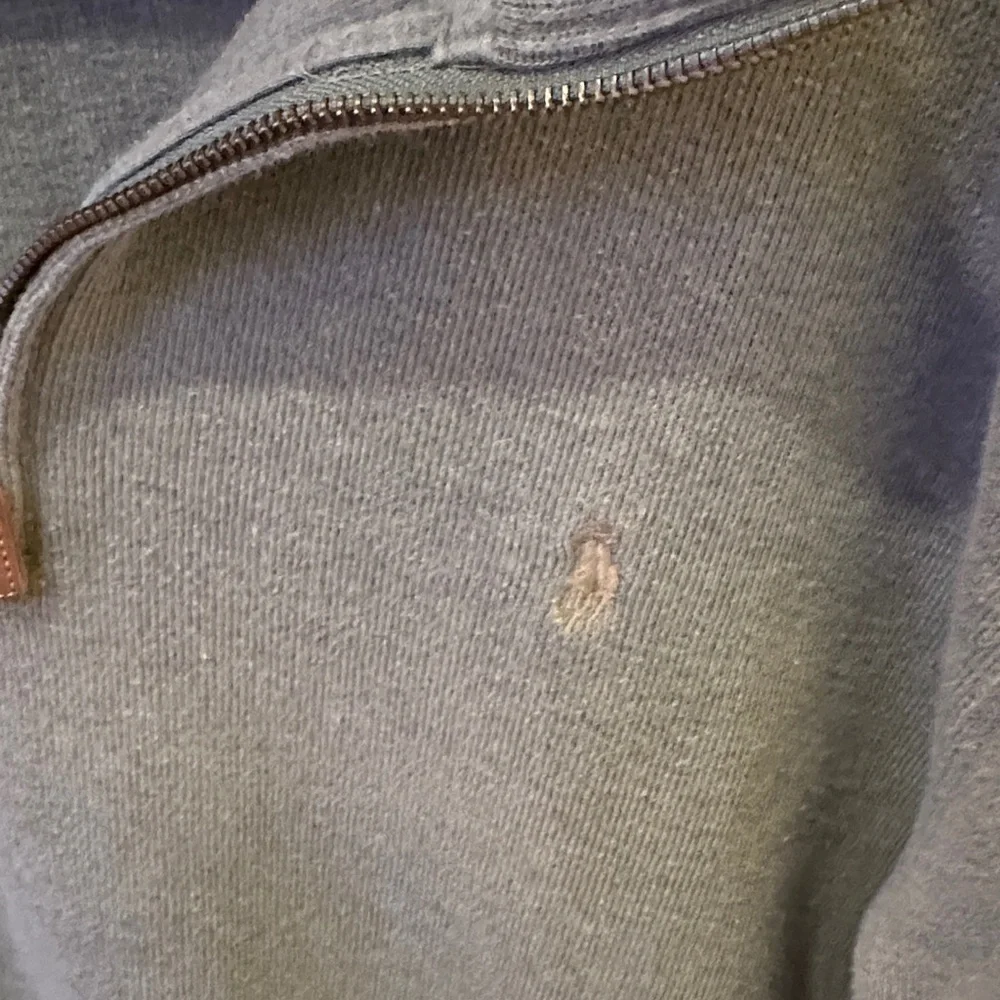 Polo by Ralph Lauren Men's Olive Zip-Up Sweater sz XL